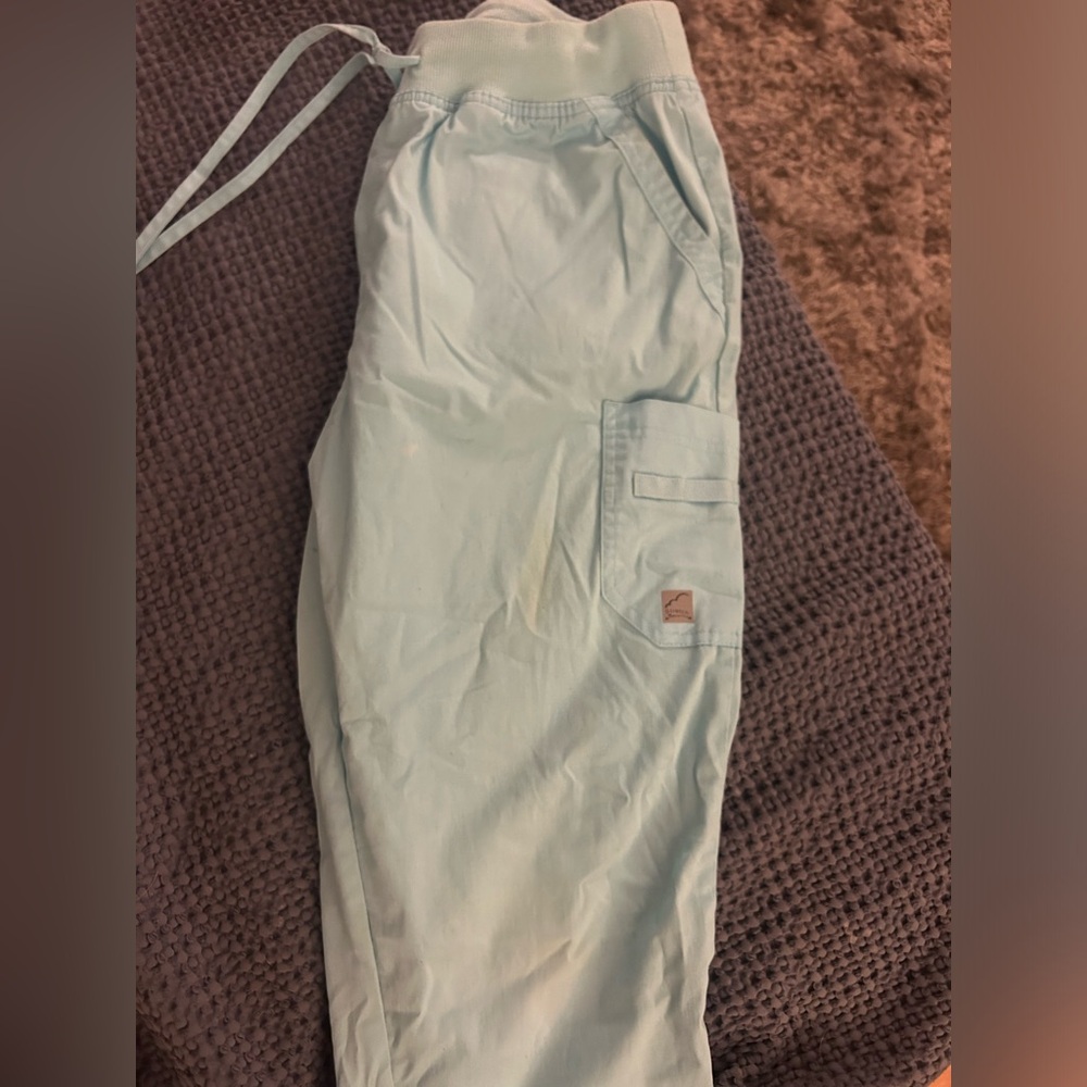 Medium light blue butter soft scrubs